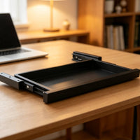 Beneath-Desk Keyboard Tray Smooth Under Desk Keyboard Tray Sturdy Furniture for Office Workers