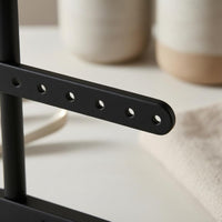 Open Frame Jewelry Display Stand Perforated Metal Jewelry Organizer Minimalist Necklace Holder Tray Base