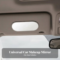 Car Sun Visor Mirror Thin Design Automotive Vanity Mirror Easy to Install for Women