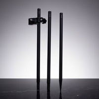 Adjustable Umbrella Pole with Clamp Metal Ground Spike Umbrella Stand Portable Secure for Beach, Garden, Camping