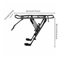 Quick Release Rear Bike Rack Easy Installation Mountain Bike Luggage Carrier Stable Design Cycle Rear Rack for Commuters