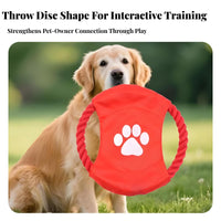 Teeth Grinding Dog Training Flying Disc Nip Resistant Dog Flying Disc Long-Lasting for Dogs, Puppy Owners, Outdoor, Playtime, Backyard