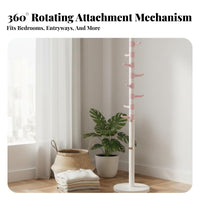 Multi-Functional Freestanding Coat Rack Space Saving Freestanding Coat Tree Stable Base Child S Clothes Stand Long-Lasting & Sturdy for Adults, Families, Students, Bedroom, Entryway, Dorm Room, Home Office