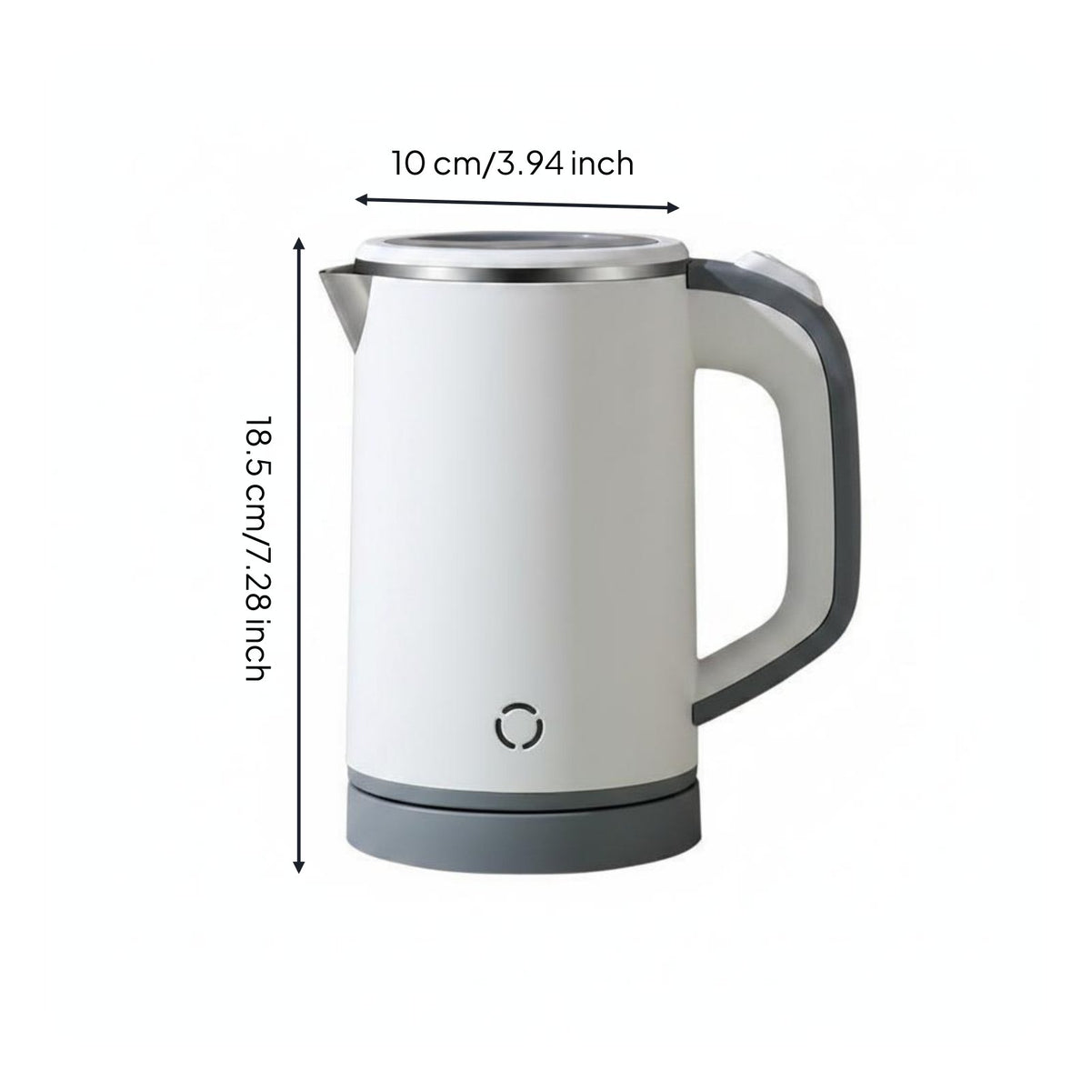 110V 220V Two-Way Voltage Portable Electric Kettle Compact Size Travel Kettle Fast Boiling Portable Water Boiler Auto Shut-Shutdown for Travelers