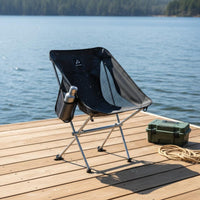 Lightweight Moon Chair Foldable Portable Camping Chair Heavy Duty for Picnic, Travel, Fishing