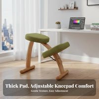 Kneeling Chair Ergonomic Kneeling Stool Adjustable-Height Posture Chair for Office Workers, Students, Study Room