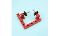 Long-Lasting 90 Degree Positioning Square Heavy Duty Woodworking Right Angle Clamp Two-Way Scale Right Angle Clamping Jig Anodized Finish for Woodworkers, Picture Framing, Metalworking