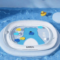 Scratch Resistant Pet Water Bed Thick PVC Inflatable Cooling Pad Waterproof Water Cooling Pad Leak-Proof for Dogs, Cats, Summer, Hot Weather