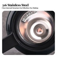 Long-Lasting Insulation Tea Steeping Vacuum Flask Anti Insulated Pot with Infuser Complimentary for Families, Hosts, Home, Kitchen, Outdoor