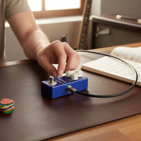 Compact Analog Delay Guitar Pedal Metal Analog Delay Pedal Lightweight Low-Noise for Guitarists