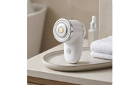 Button Control Handheld Facial Massager Lightweight Rechargeable Face Massager ABS Plastic Type-C Facial Beauty Device Compact
