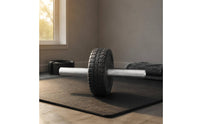 Core Roller Metal Body Core Roller Wheel Ergonomic Handles Fitness Equipment for Beginners, Home Gym
