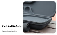 Pickleball Paddle Case Large Capacity Pickleball Paddle Bag Sports Accessory Foam Material Shock-Absorbing for Travel