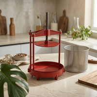 Juice Press with T-Handle Hand-Operated Manual Wine Press Easy to Use