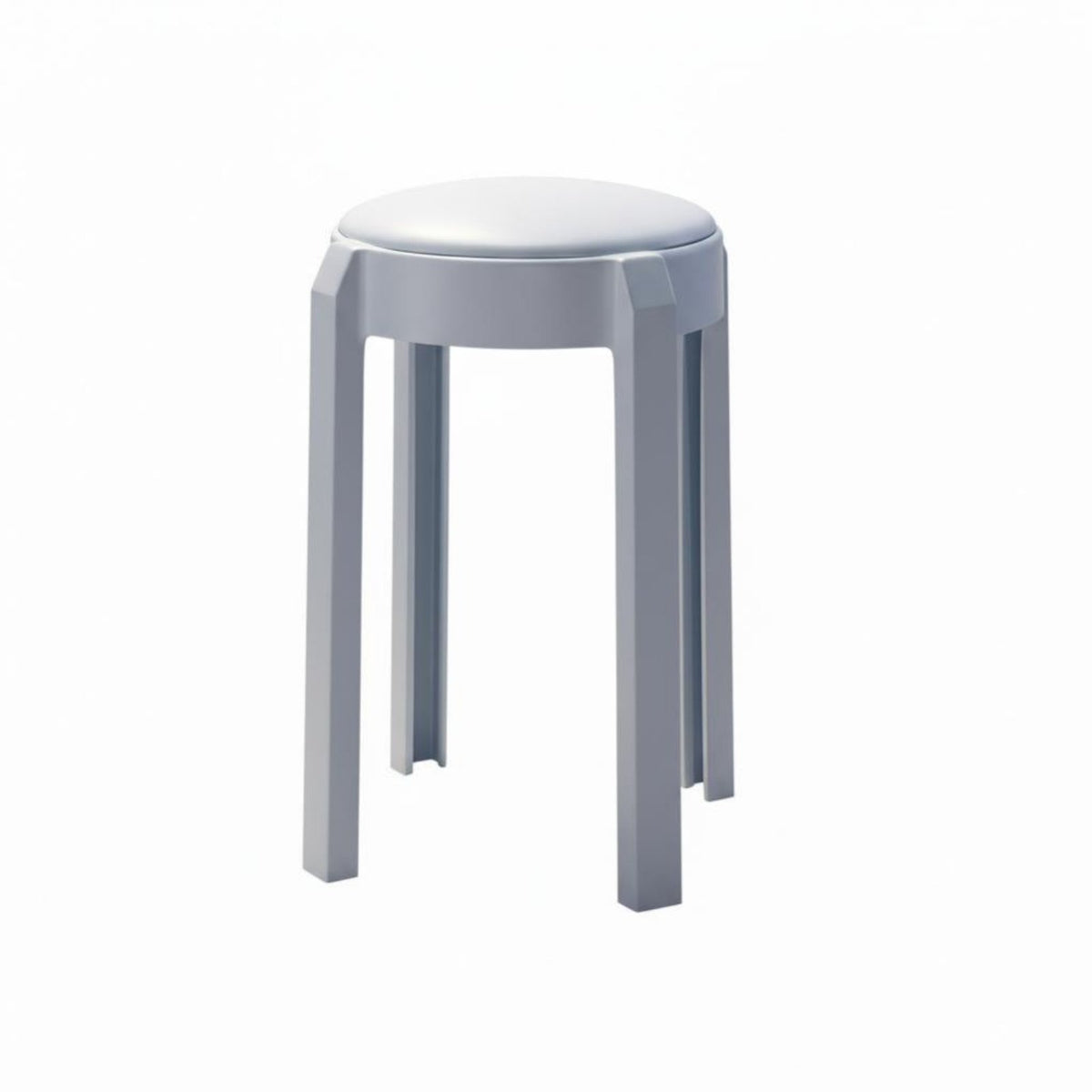 Space-Saving Design Stackable Padded Stool Minimalist Aesthetic Backless Chair Multi-Purpose Indoor Seating Sturdy Construction for Event Hosts, Business Owners, Dining Room, Small Apartment, Restaurant, Kitchen