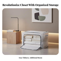 foldable Clothes container Large Capacity Home Organization particle-resistantresistant for Families