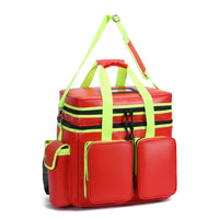 Ambulance First Aid Backpack Double Zipper Waterproof Medical Backpack Portable Large Capacity Response Bag for Paramedics