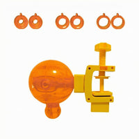 Rotating Clamp-on Pet Feeder Mental Enrichment Table Lip Feeder Boredom Breaker Treat Dispensing Toy Exercise
