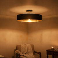 Overhead Lampshade Modern Overhead Light Shade Replacement Drum Lampshade for Living Room