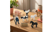 Realistic Plastic Animal Toy Freestanding Miniature Animal Model Sturdy Figurine Bright for Children, Tabletop Display, Classrooms