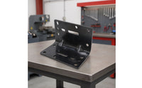 Winch Mounting Bracket Heavy-Duty Winch Bracket Steel Powder-Coated for DIYers, Trailer, Workshop
