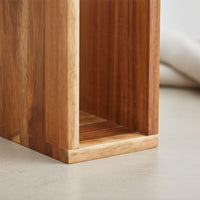 Solid Wood Book-Shaped Cutting Board Set Labeled Food Prep Board Set Proof Kitchenware Double-Sided Use for Home Cooks, Countertop