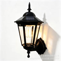 Solar-Powered Outdoor Wall Lamp for Garden and Courtyard