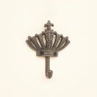 Ornate Wall Hook Heavy-Duty Iron Hook with Screws Sturdy Cast Iron Hooks for Closet