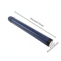 Portable Art Tube with Shoulder Strap Adjustable Poster Tube with Strap Plastic Round for Artists, Students, Architects, Travel, School