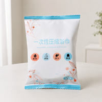 Disposable Compressed Bath Towel, Extra Large Thickened Absorbent Lint-Free Portable Travel Towel for Hotel Use
