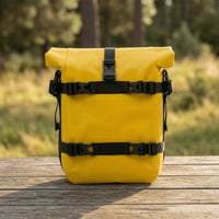 Motorcycle Side Bag Waterproof Motorcycle Pannier Adjustable Side Bag with Roll-Top for Motorcyclists