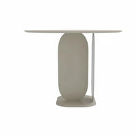 Modern Design Dual-panelPanel Base Table Minimalist Aesthetic Nightstand Space-Saving Household Furniture Multipurpose for Apartment Dwellers, Homeowners, Interior Decorators, Living Room, Bedroom, Entryway, Office