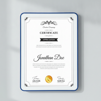 A345 Display Frame Certificate Storage Photo Frame Acrylic Picture Frame Wall Mounted Plastic Magnetic Advertising Puzzle Mounting