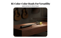 Non-Slip Grip Fret Hammer Alloy Steel Shaft Guitar Fret Installation Tool for Musicians, DIY Hobbyists, Repair Shop, Workshop, Home