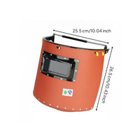 Heat Resistant Hard Hat Metal Joining Mask Anti-Spatter Arc Metal Joining Helmet Lightweight Safety Gear for Workshop