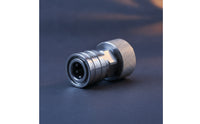 Hose Adapter with Quick-Disconnect Stainless Garden Hose Quick Connector Standard 3/4 Inch Fitting for Homeowners, Gardening, Car Washing
