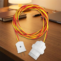 Ceiling Lighting Pendant Light with 30m Cable and Switch, High Temperature Resistant Ceramic Lamp Bulb Holder, E27 Screw Base Light Fitting