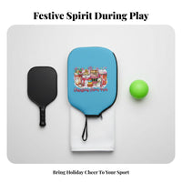 Pickleball Paddle Cover Scuff Resistant Zippered Pickleball Paddle Sleeve Neoprene Racket Sleeve Lightweight for Travel