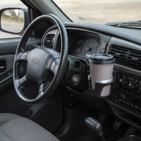 Center Console Cup Holder Insert Easy to Install Car Cup Holder Insert Clip-in Stable for Commuters, Road Trips