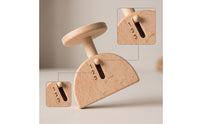 Toy Fruit Scale Natural Wooden Toy Scale Educational for Young Children