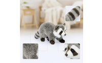 Raccoon Stuffed Animal Soft Stuffed Toy Raccoon Cuddly Cute for Children, Bedroom, Nursery
