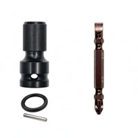 Knurled Telescopic Socket Adapter Machined Wrench Adapter Head Textured Grip Square Drive Converter Metal