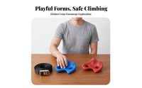 10 Pieces Non-Slip Texture Tree Climbing Holds Easy to Install Plastic Climbing Grips Strong and Long-Lasting Rock Wall Hand Holds Bright Colors for Families, Adults, Parents, Backyard, Adventure Gym, Indoor