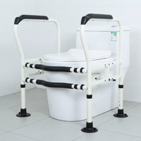 No-Drill Installation Toilet Safety Rail Suction Cup Feet Toilet Grab Bar Frame Sturdy & Long-Lasting for Elderly, Seniors, Bathroom