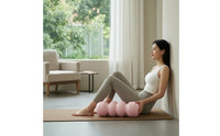 Peanut Foam Roller Firm Peanut Massage Roller Solid-Core Ergonomic for Athletes, Physical Rehabilitation, Home Gym