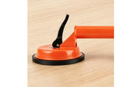 Double Suction Cup Lifter Multi-Surface double Pad Suction Lifter Rubber Pads Heavy Duty Tile Tool for Installers, Construction Workers