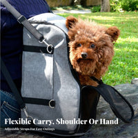 Built-in Safety Leash Car Console Pet Carrier Multi-Use Design Center Console Pet Carrier Easy Installation for Drivers, SUV, Truck, Outdoor