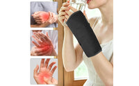 Adjustable Wrist Sleeve with Gel Pad Compression Gel Wrist Sleeve Stretchy Universal for Home, Gym
