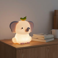 Elephant Night Eye-Friendly Protection Elephant Bedside Lamp Warm Home Lighting for Bedroom, Nighttime