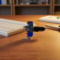 Blue Base Keyboard Rotary Potentiometer Metal Terminals 4-Pin Rotary Potentiometer